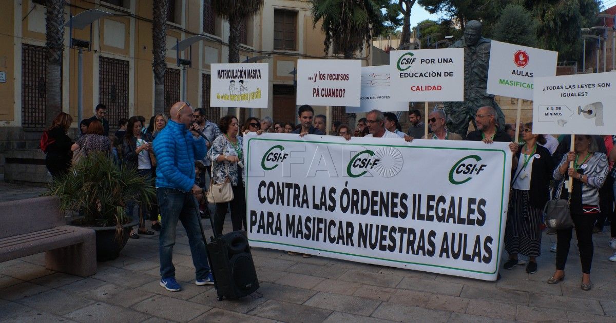 CSIF 1 CSIF Educación Melilla exige mantener el cupo covid