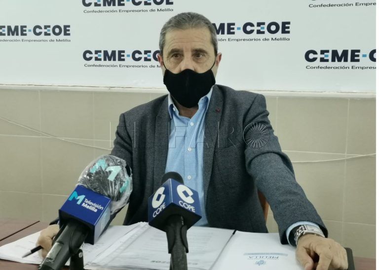 ENRIQUE ALCOBA CEMEN MELILLA Los empresarios ponen en valor la visita de Sánchez
