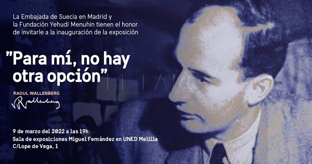 Embajador Melilla homenajeará al diplomático sueco que salvó del Holocausto a miles de judíos