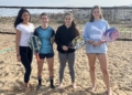FinalDoblesFemSub18 MariaMtnz MariaReyes AngelaSerrano CarolinaRuiz El tenis playa melillense define sus plazas para el Nacional