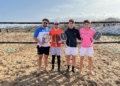 FinalDoblesMascAbsoluto ArmandoMoya JaviAznar AlejandroAlcala ValentinVolpe El tenis playa melillense define sus plazas para el Nacional