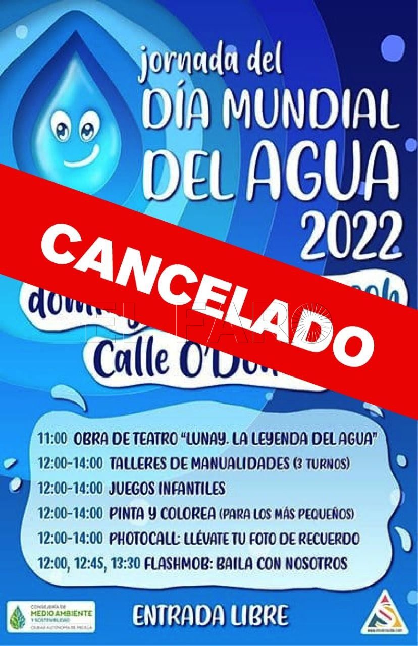 IMG 20220325 WA0014 Cancelada la Jornada del Día Mundial del Agua 2022 en Melilla