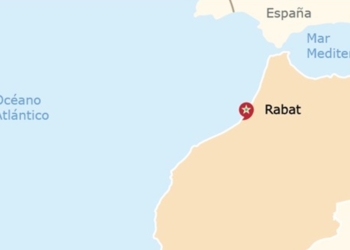 Mapa 1 Melilla y Ceuta, incluidas en el mapa de Marruecos de su embajada en España