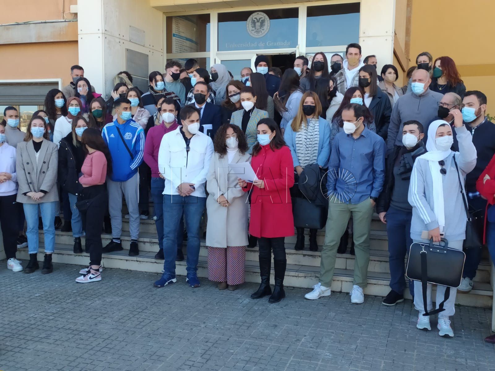 WhatsApp Image 2022 03 01 at 12.12.19 La comunidad universitaria de la UGR en Melilla muestra su apoyo al pueblo ucraniano