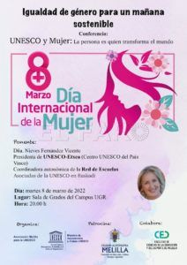 WhatsApp Image 2022 03 04 at 2.02.31 PM 1 La Unesco trae una conferencia sobre la mujer al campus de Melilla