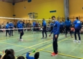 WhatsApp Image 2022 03 14 at 2.49.01 PM 2 El Melilla Sport Capital, flamante campeón de la Copa del Rey de voleibol, visita el CEIP Juan Caro Romero