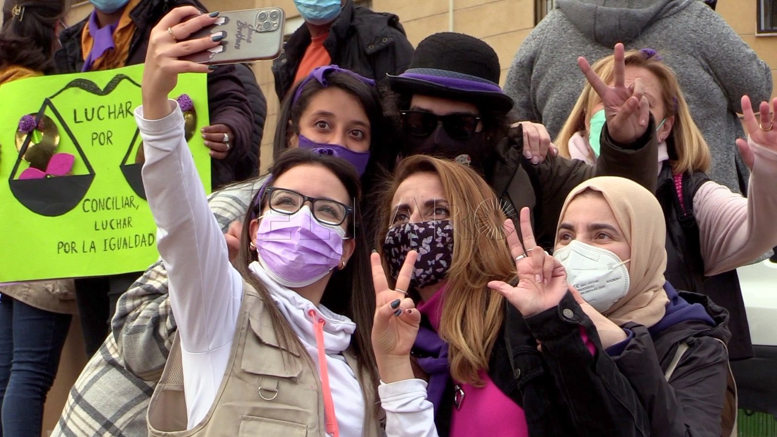marcha 8M Melilla feminista marcha para exigir "derechos para todas, todos los días"