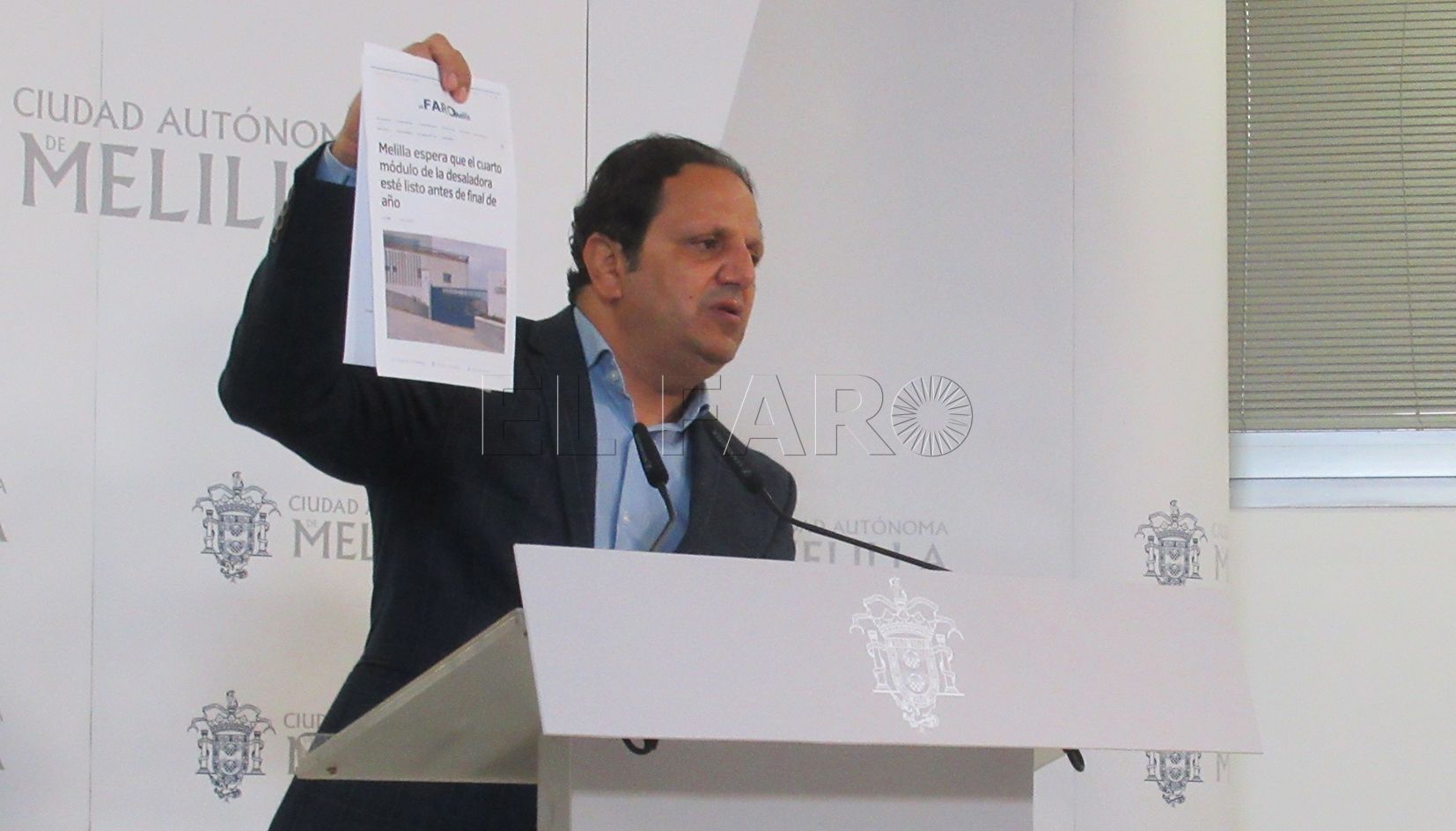 mohatar 1 Mohatar defiende que el Gobierno local desatascó la obra del cuarto módulo de la desaladora