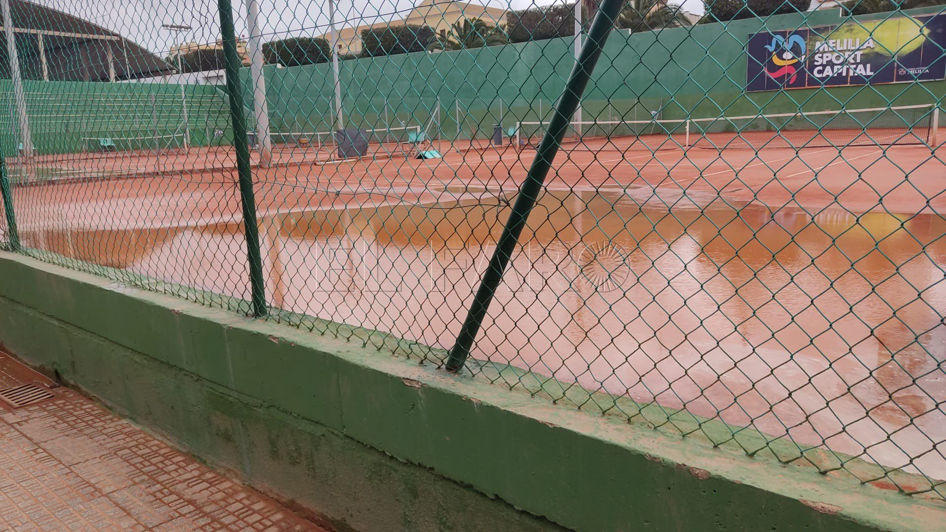 pistas tenis melilla Las pistas de tenis del Álvarez Claro, cerradas hasta el lunes por los daños del temporal en Melilla