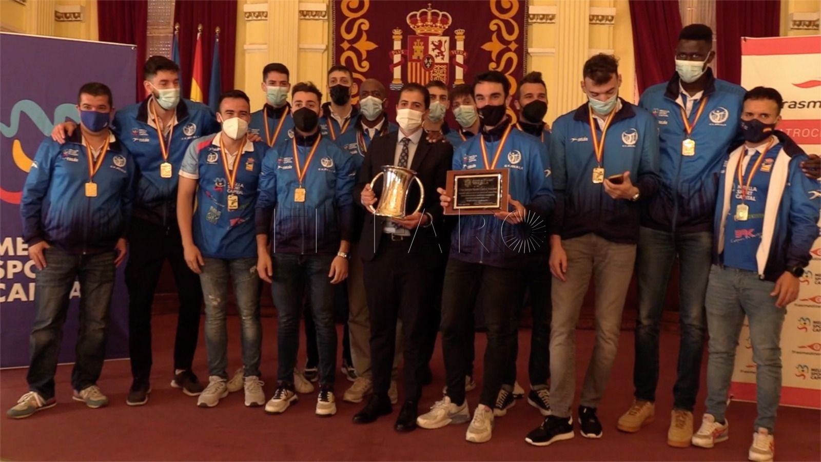 recibimiento voleibol melilla Recibimiento oficial al Melilla Sport Capital Voleibol