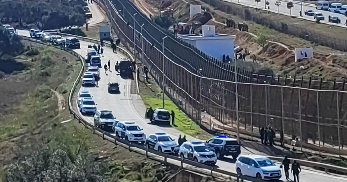 Salto a la valla de Melilla en marzo de 2022.