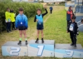 sub 10 masculino Buenas marcas para los atletas locales en la liga de campo a través