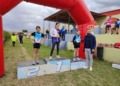 sub 12 femenino Buenas marcas para los atletas locales en la liga de campo a través