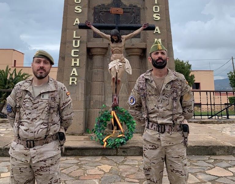 Acto de la legión Despedida a los legionarios que parten hacia Irak