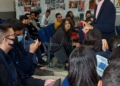 FOTO 3 El eurodiputado Marcos Ros visita los IES Rusadir y Leopoldo Queipo de Melilla