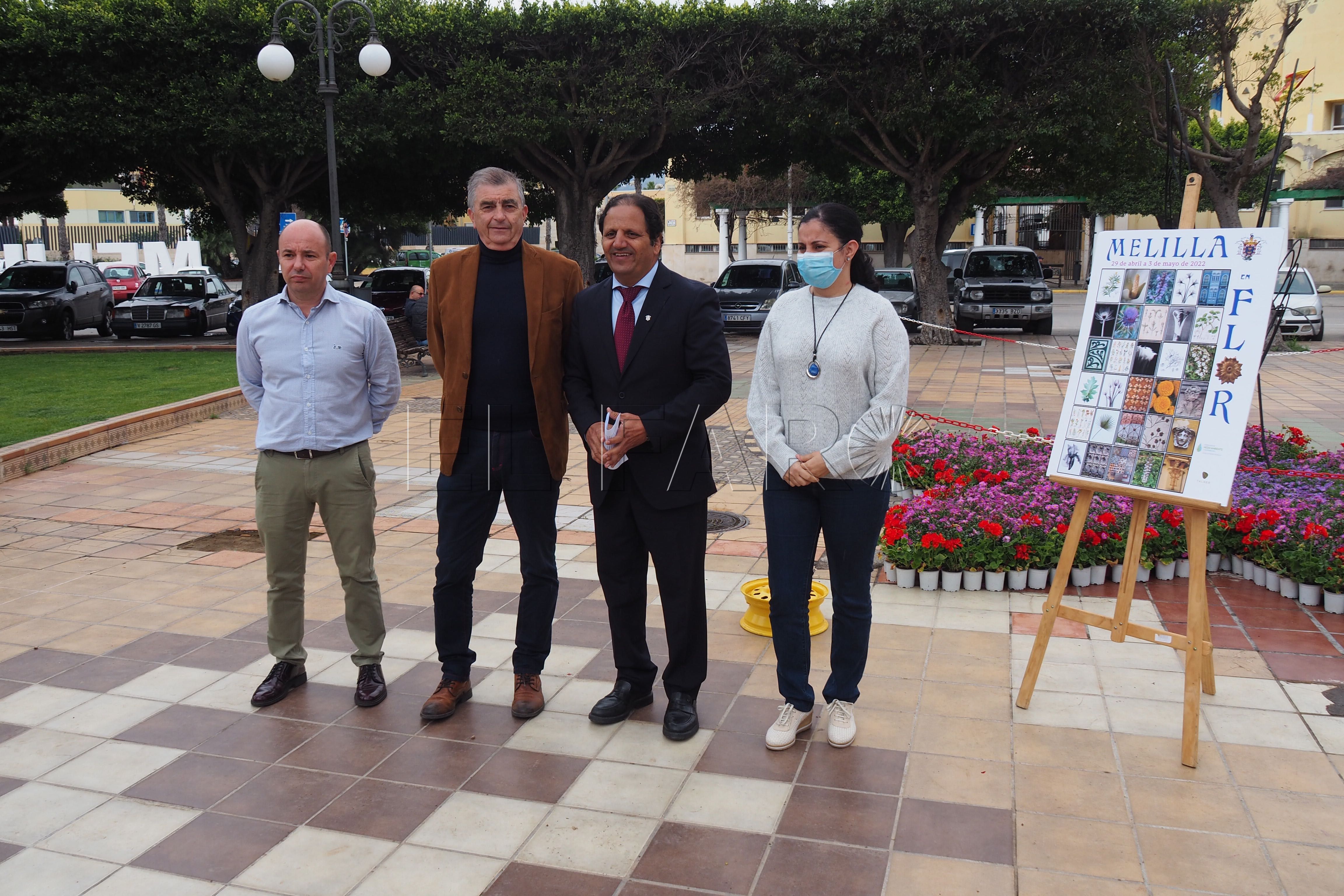 Melilla en Flor Una 'Melilla en Flor' hecha con materiales reciclados