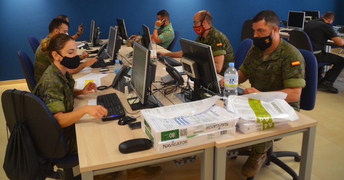 Militares Covid en Melilla: 19 meses de apoyo de las Fuerzas Armadas