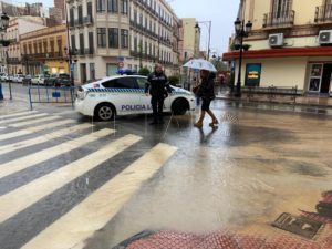 POLICIA TEMPORAL Casi un centenar de actuaciones de los Bomberos por el temporal en Melilla