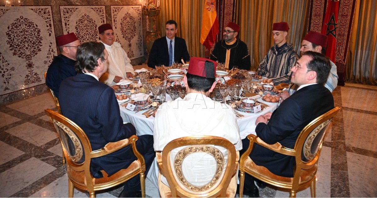 Pedro Sánchez y Mohamed VI Declaración conjunta de España y Marruecos: 7 de abril de 2022