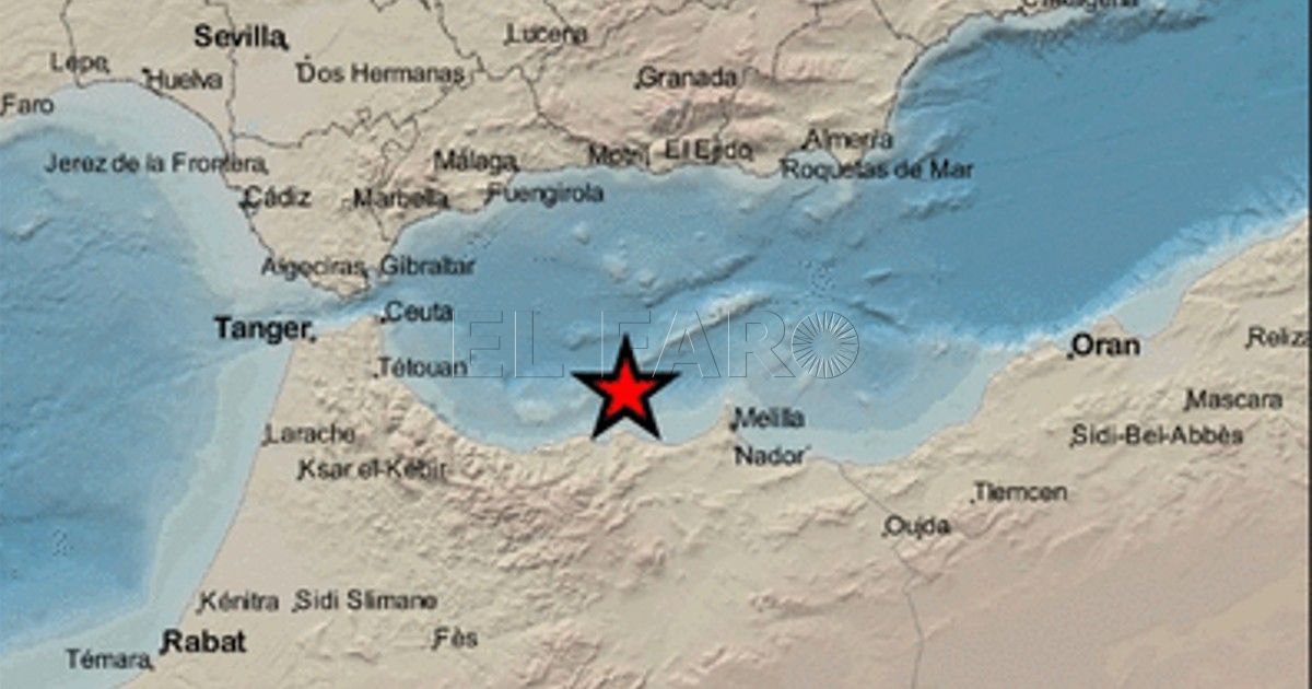 Terremoto Sentido en Melilla un terremoto de 3.7 grados
