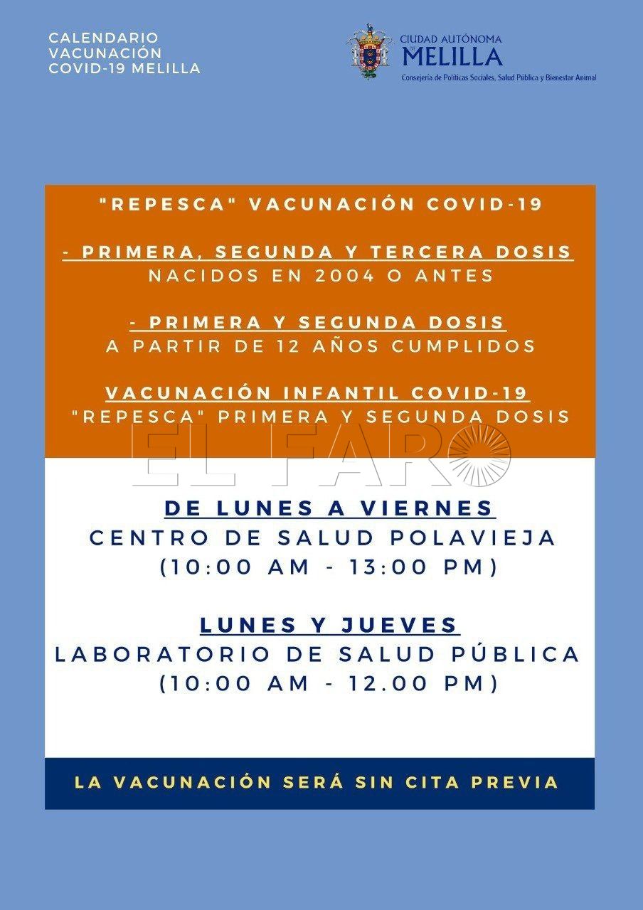 WhatsApp Image 2022 04 14 at 6.41.20 AM Covid en Melilla: Repesca de vacunación sin cita previa