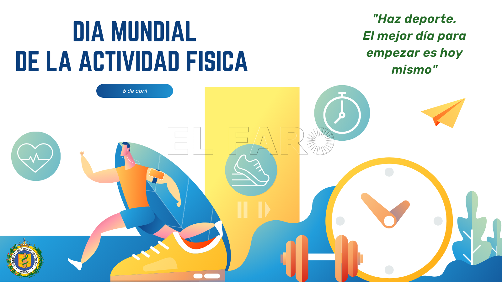 dia mundial de la actividad fisica 060422 Jorge Moreno, rehabilitador del Comarcal: “El ejercicio es la mejor inversión que pueden hacer en su propia salud”