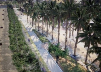 parque hernandez Vox Melilla cuestiona la intención de eliminar el muro del parque Hernández