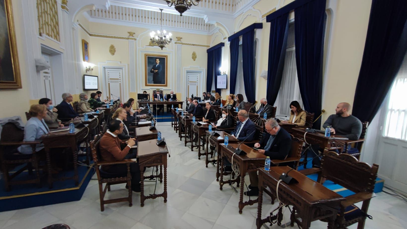 pleno asamblea Hablan de nueva postura de CpM sobre la ampliación del puerto