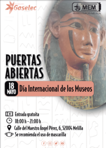 Captura de pantalla 2022 05 16 a las 13.21.25 El Museo Egipcio de Melilla celebra el día Internacional de los Museos con una jornada de puertas abiertas