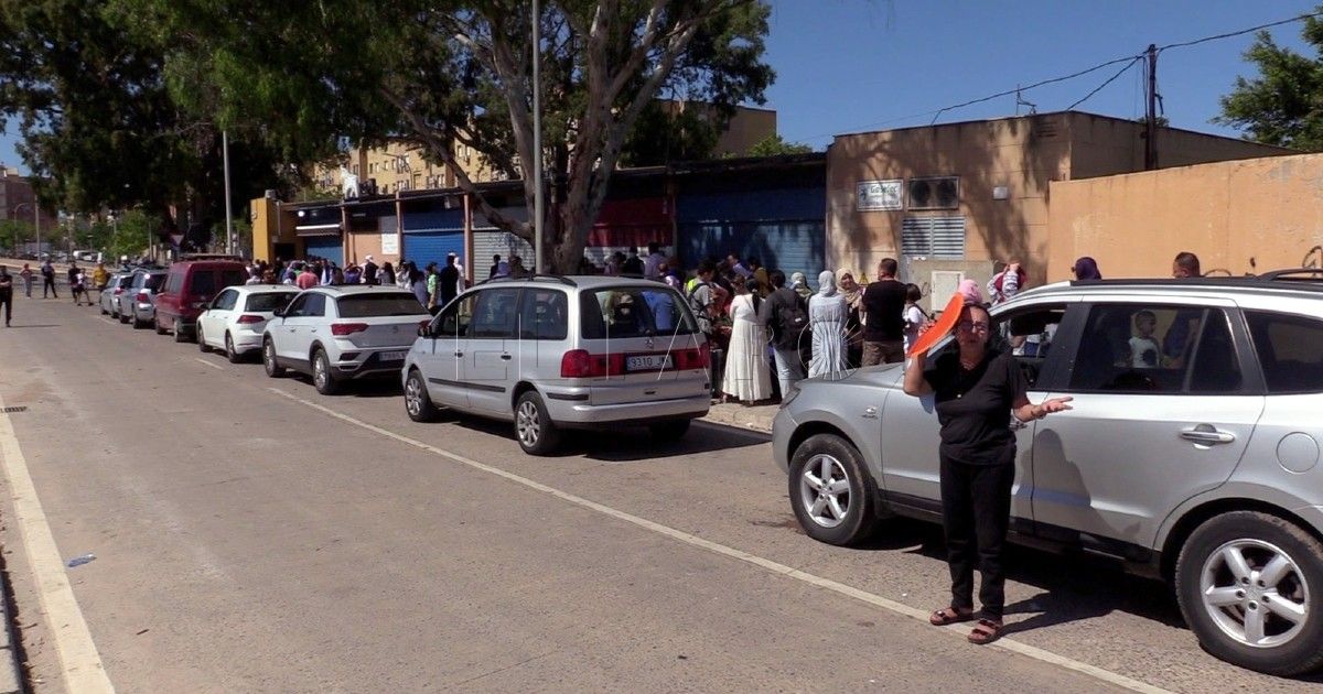 Colas en la frontera España abre más carriles en la frontera con Marruecos para favorecer la fluidez del tránsito
