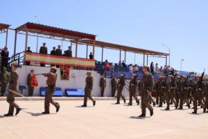 Desfile El Regimiento Mixto de Artillería nº 32 conmemora el 2 de Mayo