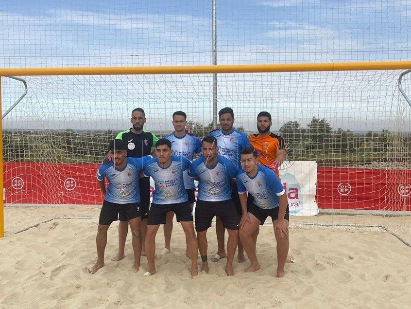 FTb4H2tWIAUvqAh Buena jornada los equipos melillenses en la Liga Nacional de Fútbol Playa