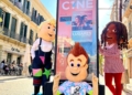 Jimmy Neutrón Personajes de películas inundan las calles de Melilla por su XIV Semana del Cine