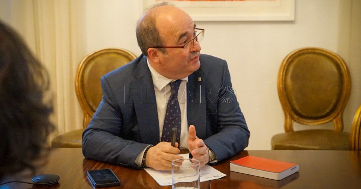 Miquel Iceta La visita del ministro Miquel Iceta
