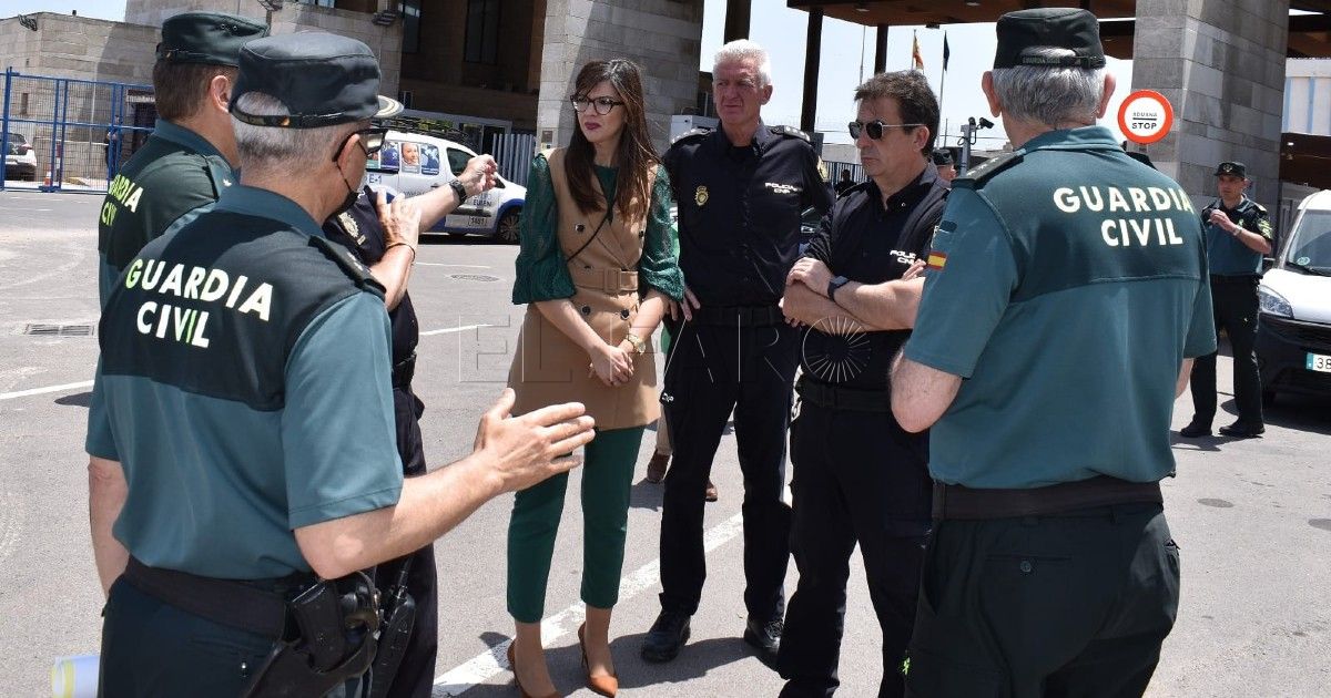 Último repaso a la frontera antes de abrir sus puertas Requisitos sanitarios para entrar en España por la frontera de Melilla