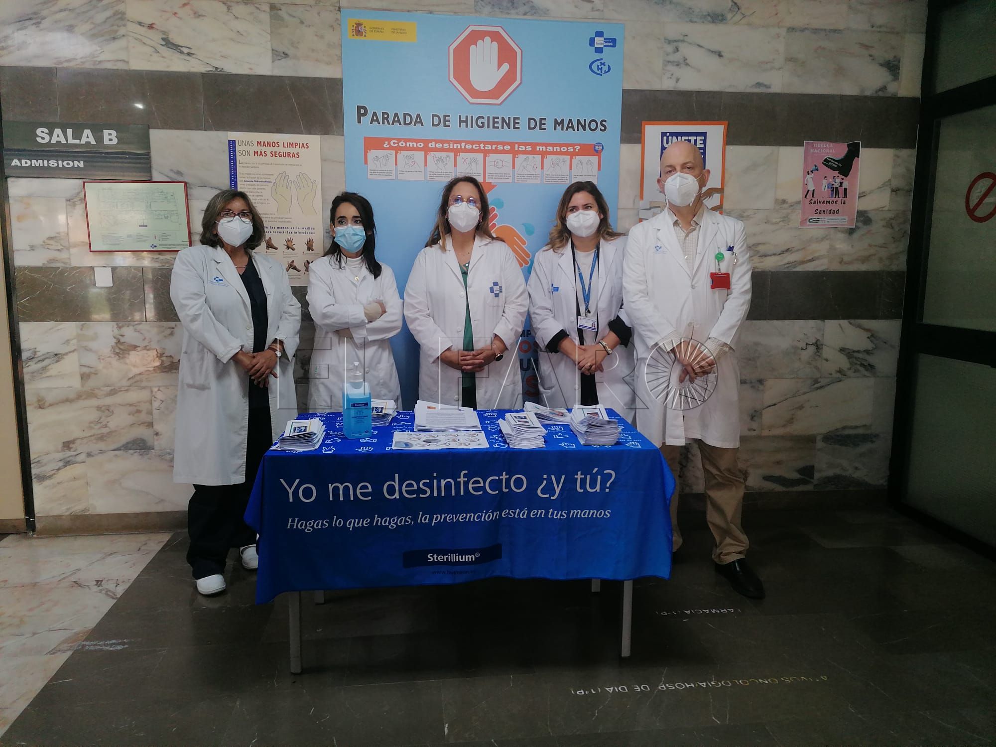 WhatsApp Image 2022 05 05 at 11.07.06 AM El Hospital Comarcal se une a la celebración del Día Internacional de la Higiene de Manos