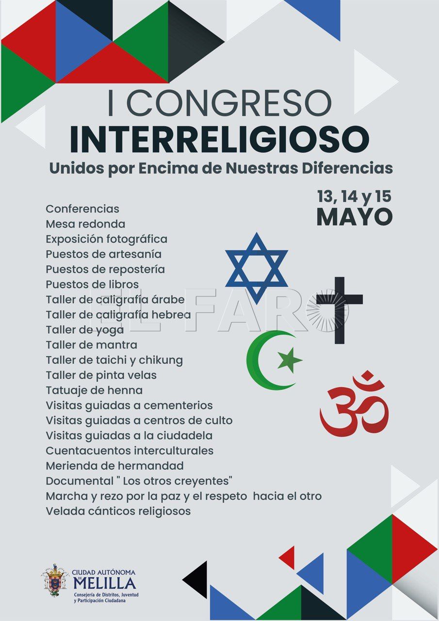 WhatsApp Image 2022 05 11 at 6.33.12 AM I Congreso Interreligioso: Unir a Melilla por encima de sus diferencias
