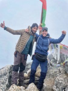 WhatsApp Image 2022 05 13 at 6.55.33 AM El policía melillense Álvaro García corona el Nangkartshang, de 5.083 m, con los ojos puestos en el campamento base del Everest