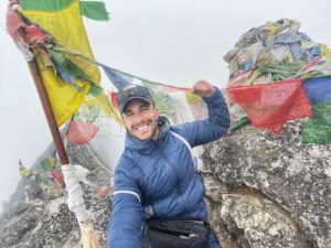 WhatsApp Image 2022 05 13 at 6.55.42 AM El policía melillense Álvaro García corona el Nangkartshang, de 5.083 m, con los ojos puestos en el campamento base del Everest