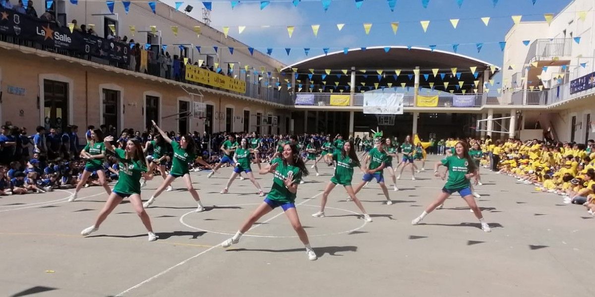 Comienzan los juegos de azules y amarillos del colegio La Salle