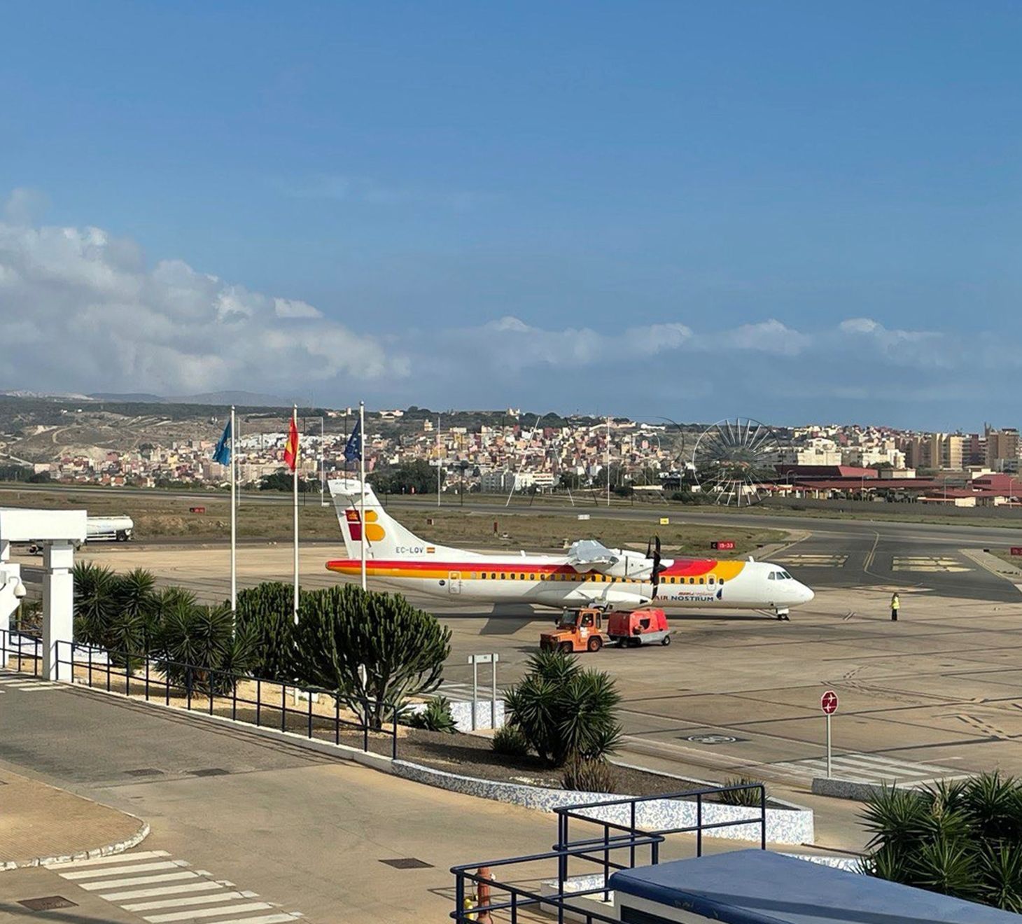 foto 1 Nueva jornada de cancelaciones en el aeropuerto debido a las nubes
