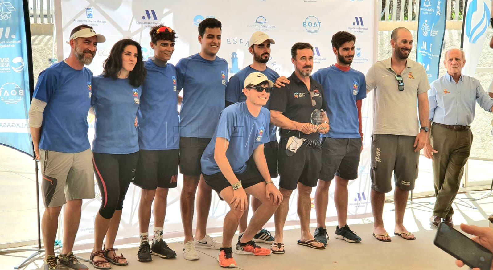 podio Melilla La embarcación Ciudad de Melilla Sport Capital, tercera en su grupo en la Málaga Sailing Cup 2022