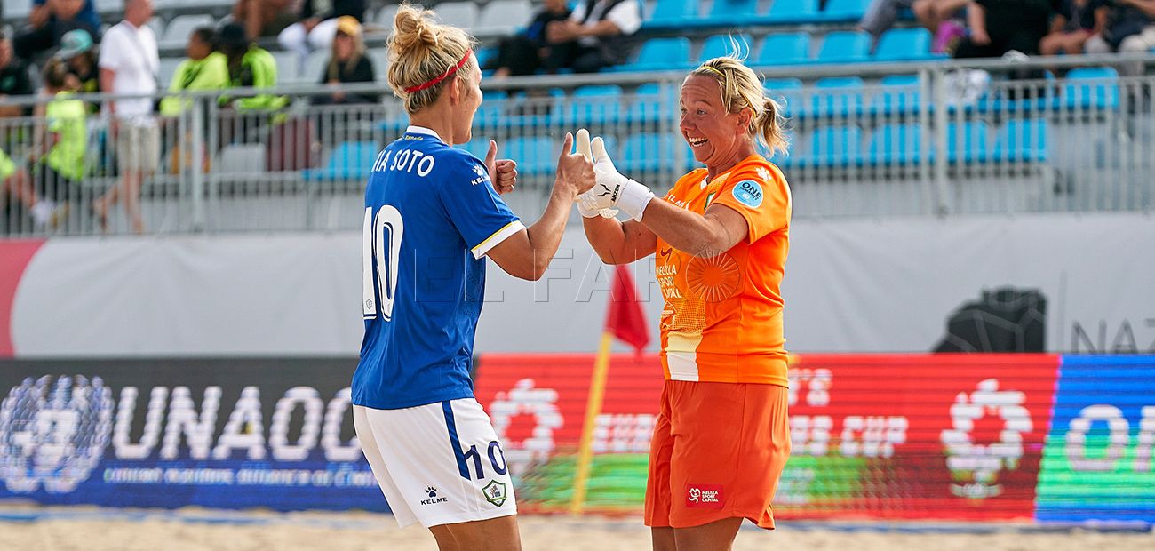 6666666 El CD Higicontrol cae en las semifinales del Europeo femenino de fútbol playa