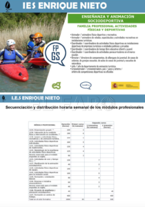 Captura de pantalla 2022 06 16 a las 12.59.38 Estos son los grados de FP que se podrán cursar en el IES Enrique Nieto el próximo curso
