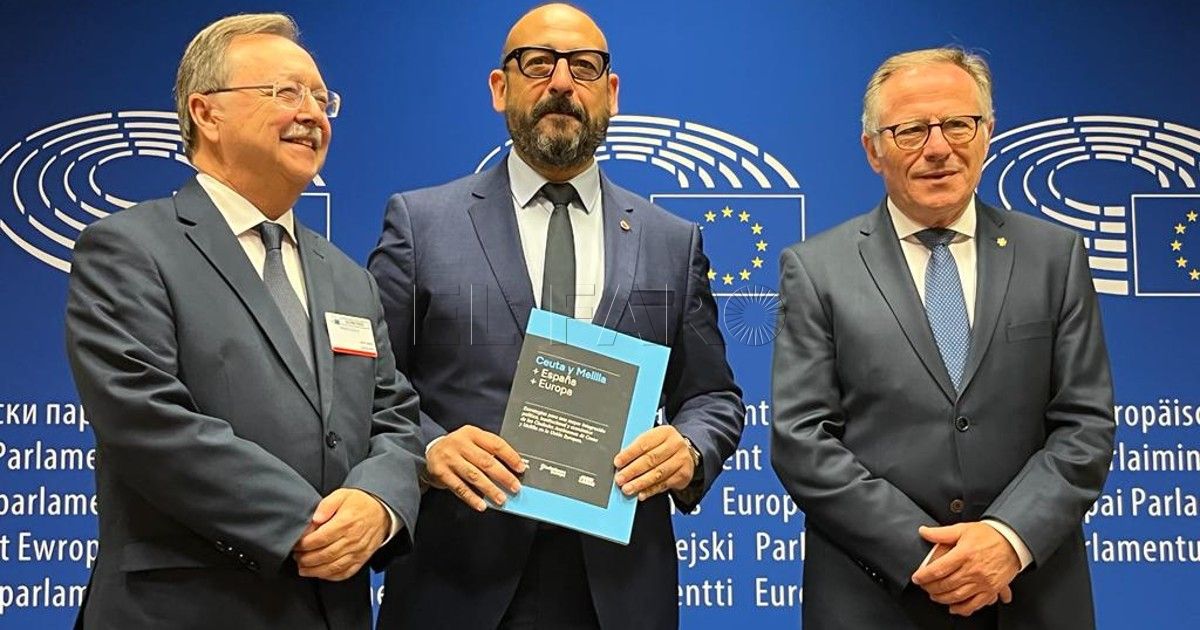 Jordi Cañas junto a los presidentes de Melilla y Ceuta ¿Qué va a decir Europa de la frontera de Melilla?