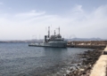 Mar Caribe atracado en el Muelle Titan El barco Mar Caribe hace escala en las Chafarinas y el peñón de Alhucemas