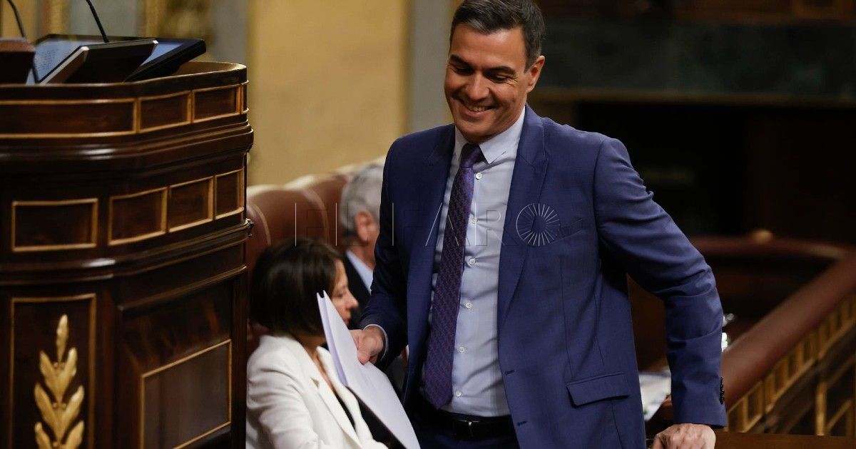 Pedro Sánchez en el Congreso ¿Intercambio de cromos en Marruecos?