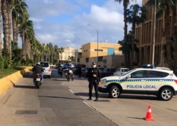 Policia Local Detenido en Melilla mientras intentaba huir tras provocar un accidente de tráfico