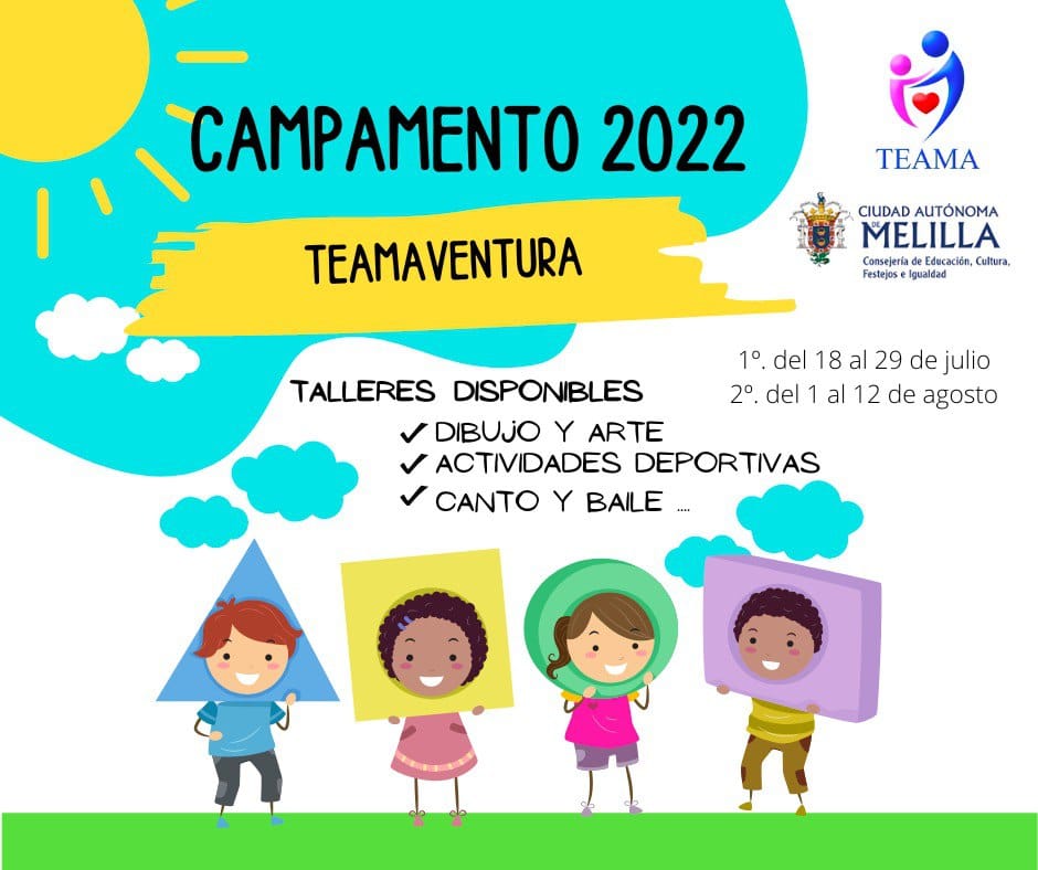 WhatsApp Image 2022 06 15 at 10.44.54 AM Campamentos artísticos, deportivos y de inglés para este verano en Melilla