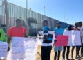 WhatsApp Image 2022 06 27 at 12.02.27 PM 13 Medio centenar de migrantes protestan en el CETI de Melilla contra 'la masacre' de Marruecos